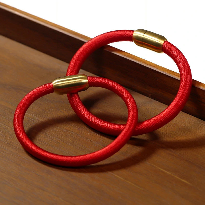 (Finished Goods) Braided Red Lucky String Bracelet