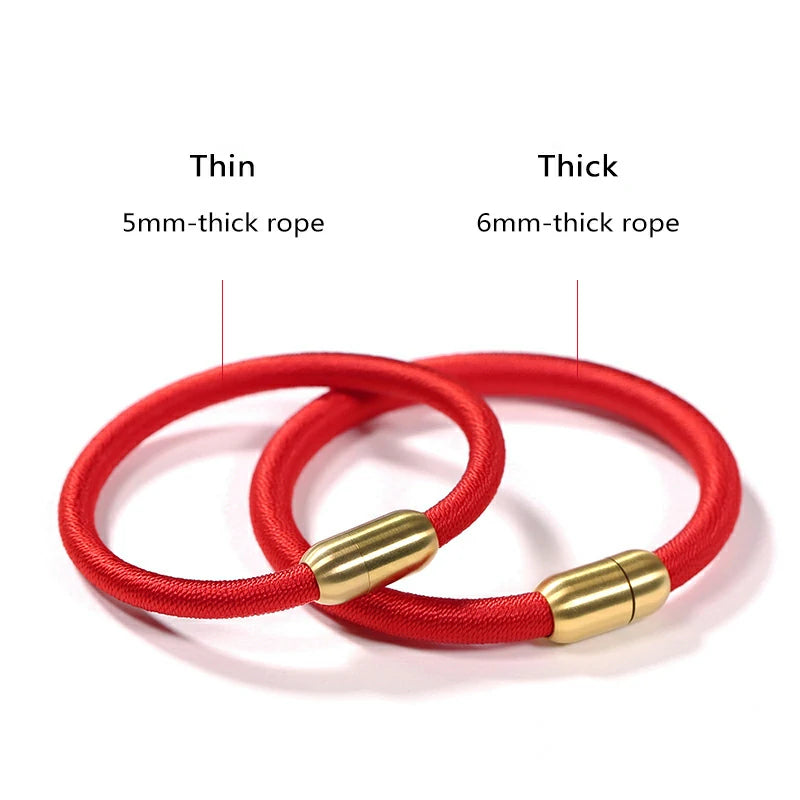 (Finished Goods) Braided Red Lucky String Bracelet