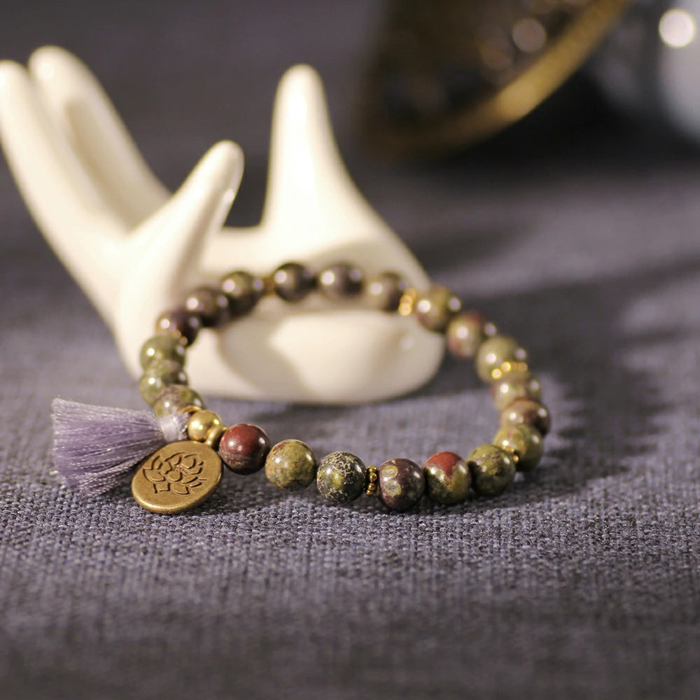Dragon's Blood Stone Bracelet