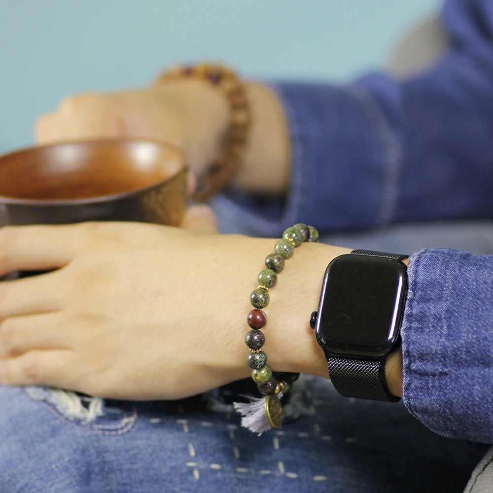 Dragon's Blood Stone Bracelet