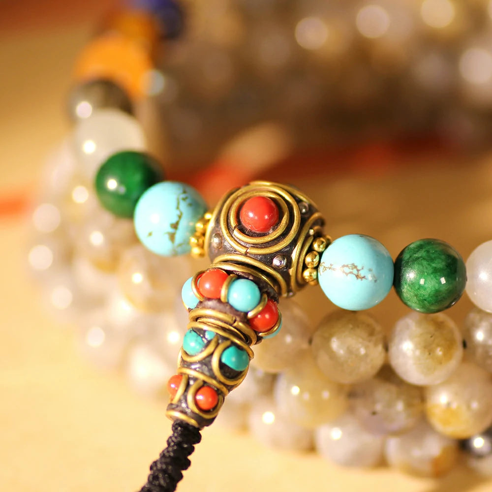 Labradorite Mala Beads