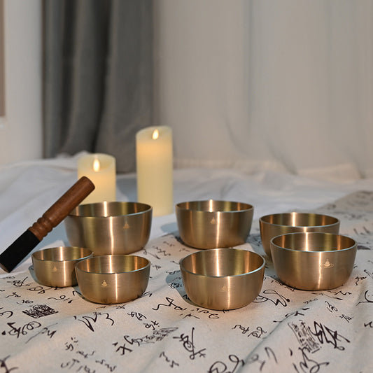 Symphony of Seven Nesting Nepalese Singing Bowl