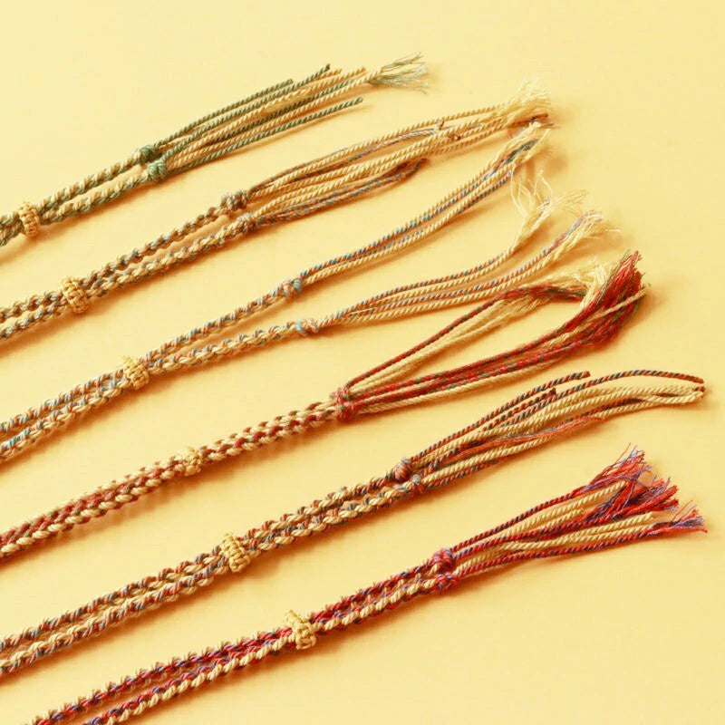 (Unfinished Goods) Tibetan DIY Hand-woven Necklace Rope-S59