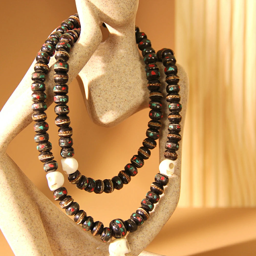 Tibetan Yak Bone Mala Beads