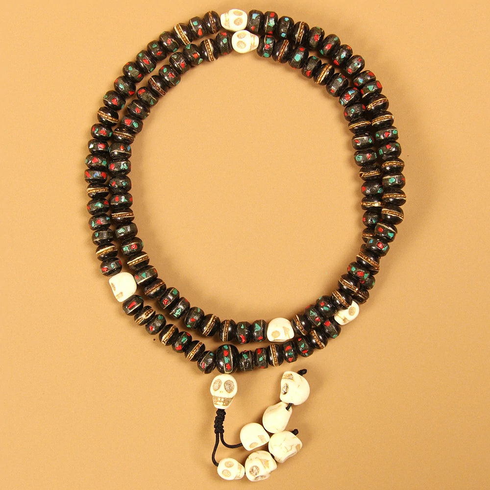 Tibetan Yak Bone Mala Beads