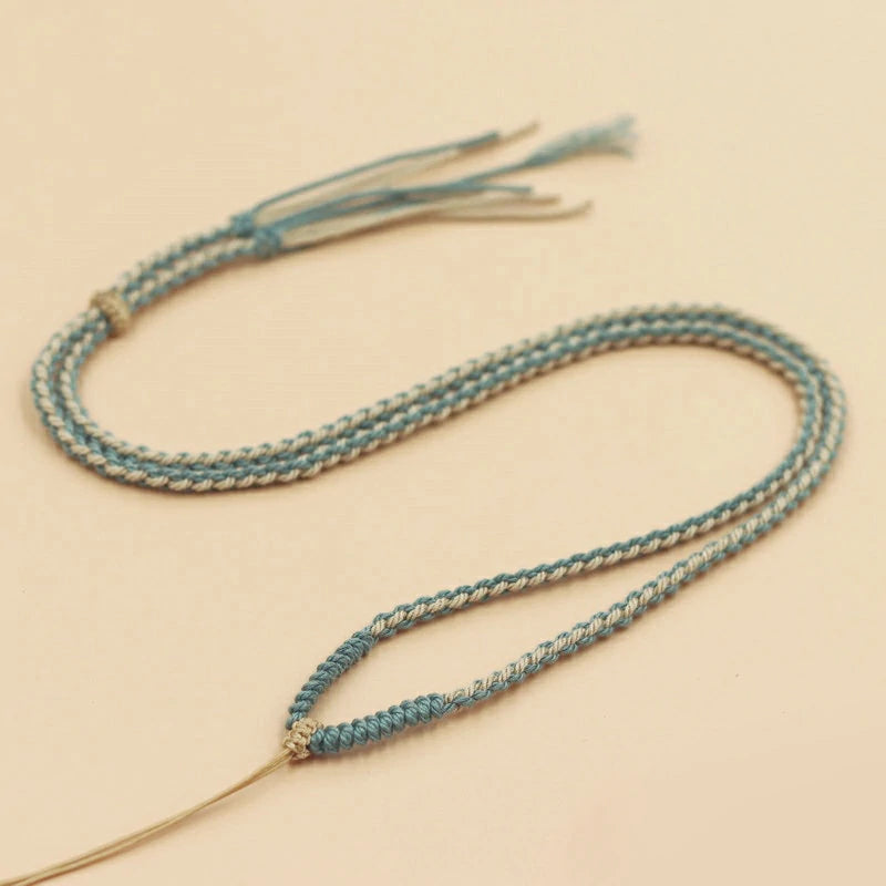 (Unfinished Goods) Tibetan DIY Hand-woven Necklace Rope-S59