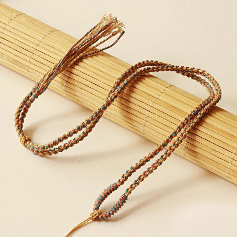 (Unfinished Goods) Tibetan DIY Hand-woven Necklace Rope-S59