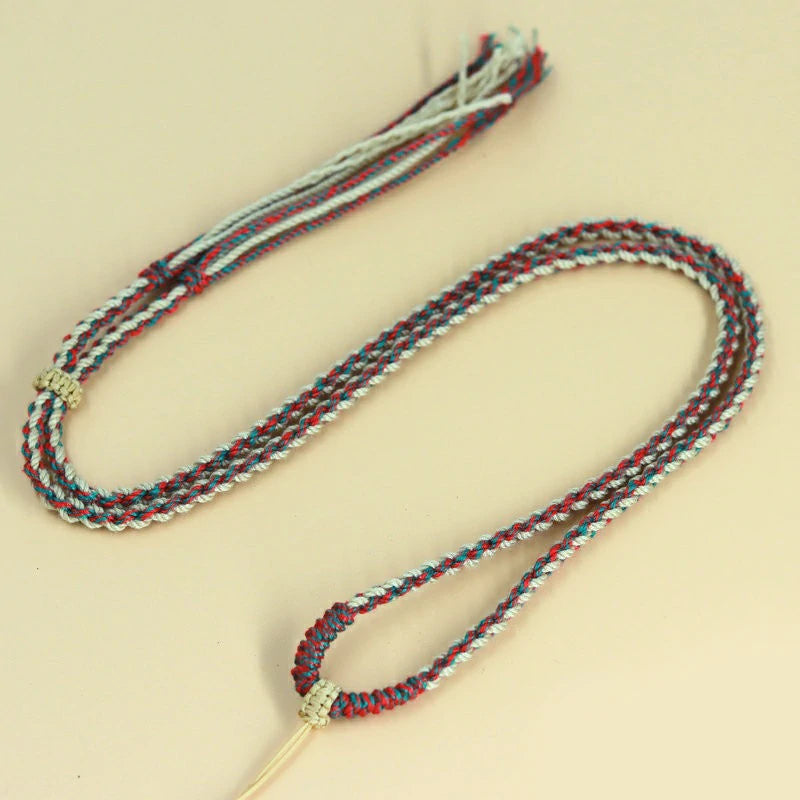(Unfinished Goods) Tibetan DIY Hand-woven Necklace Rope-S59