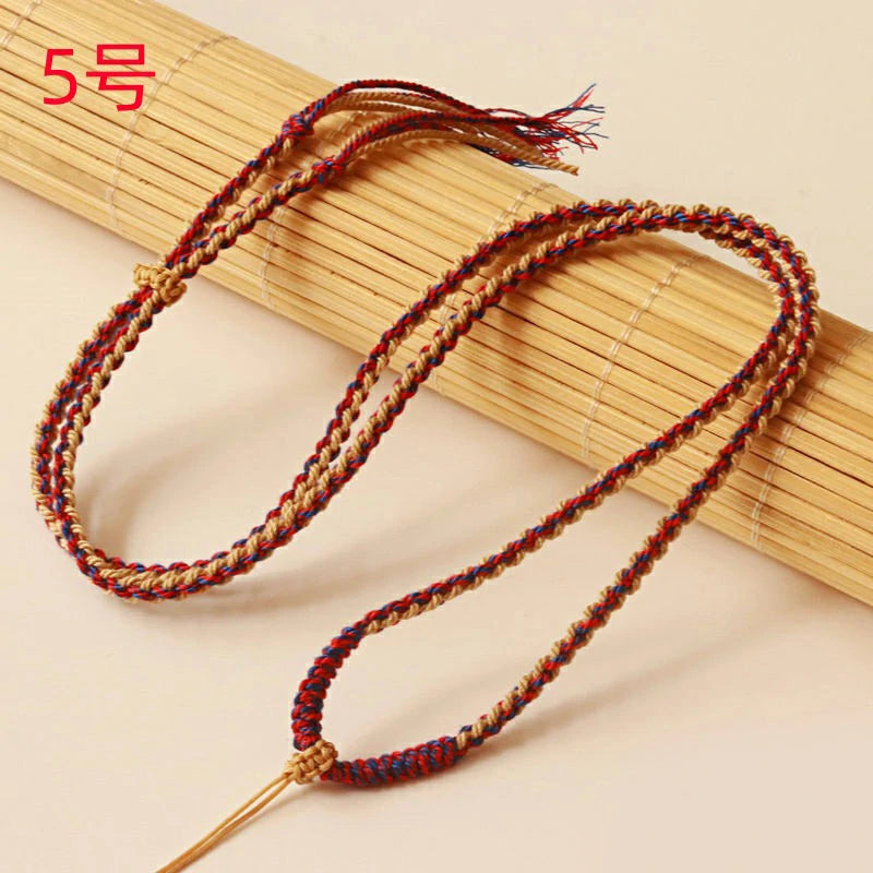 (Unfinished Goods) Tibetan DIY Hand-woven Necklace Rope-S59