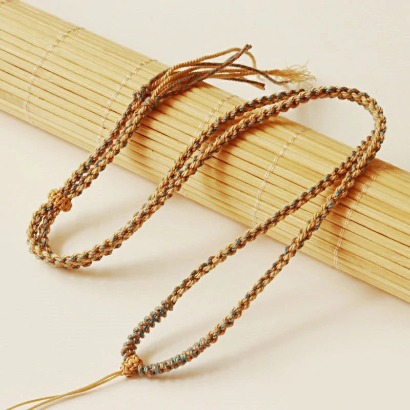 (Unfinished Goods) Tibetan DIY Hand-woven Necklace Rope-S59