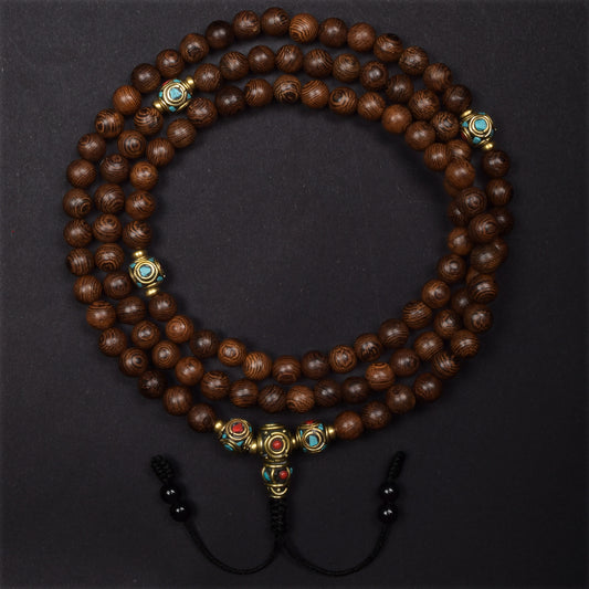 Wenge Wood Strength & Spiritual Balance Mala