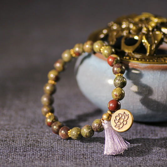 Dragon's Blood Stone Bracelet