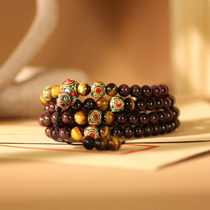 Garnet Mala Beads