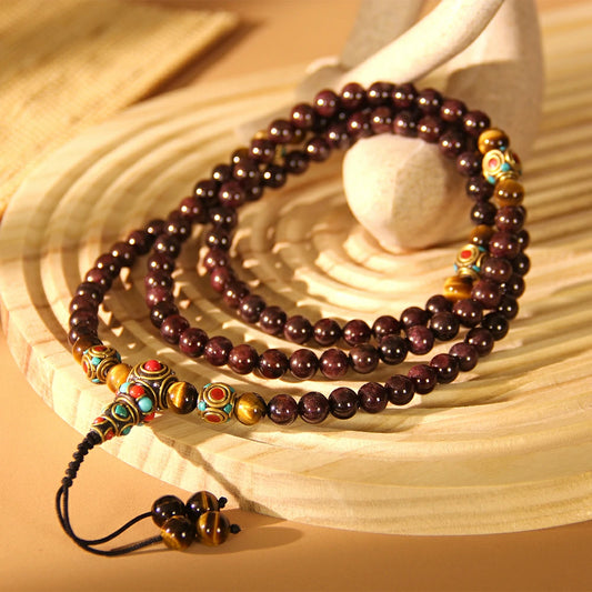 Garnet Mala Beads