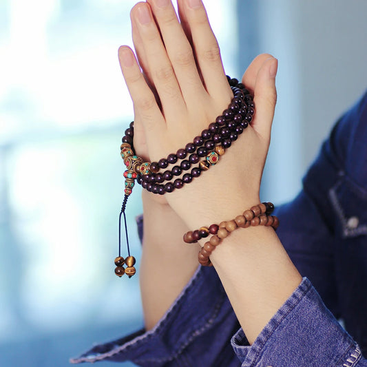 Garnet Mala Beads