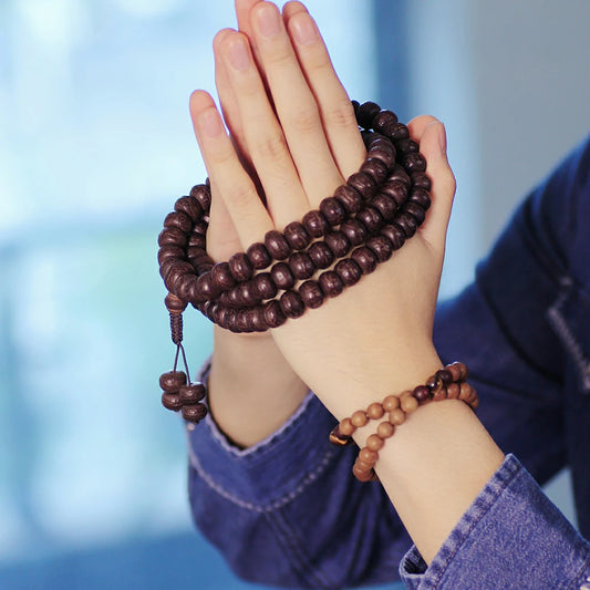 Phoenix Eye Bodhi Seed Mala Beads