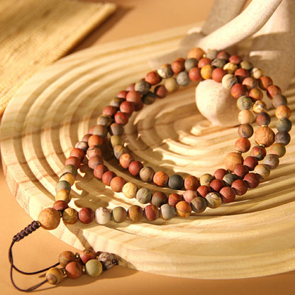 Picasso Jasper Stone Mala Beads