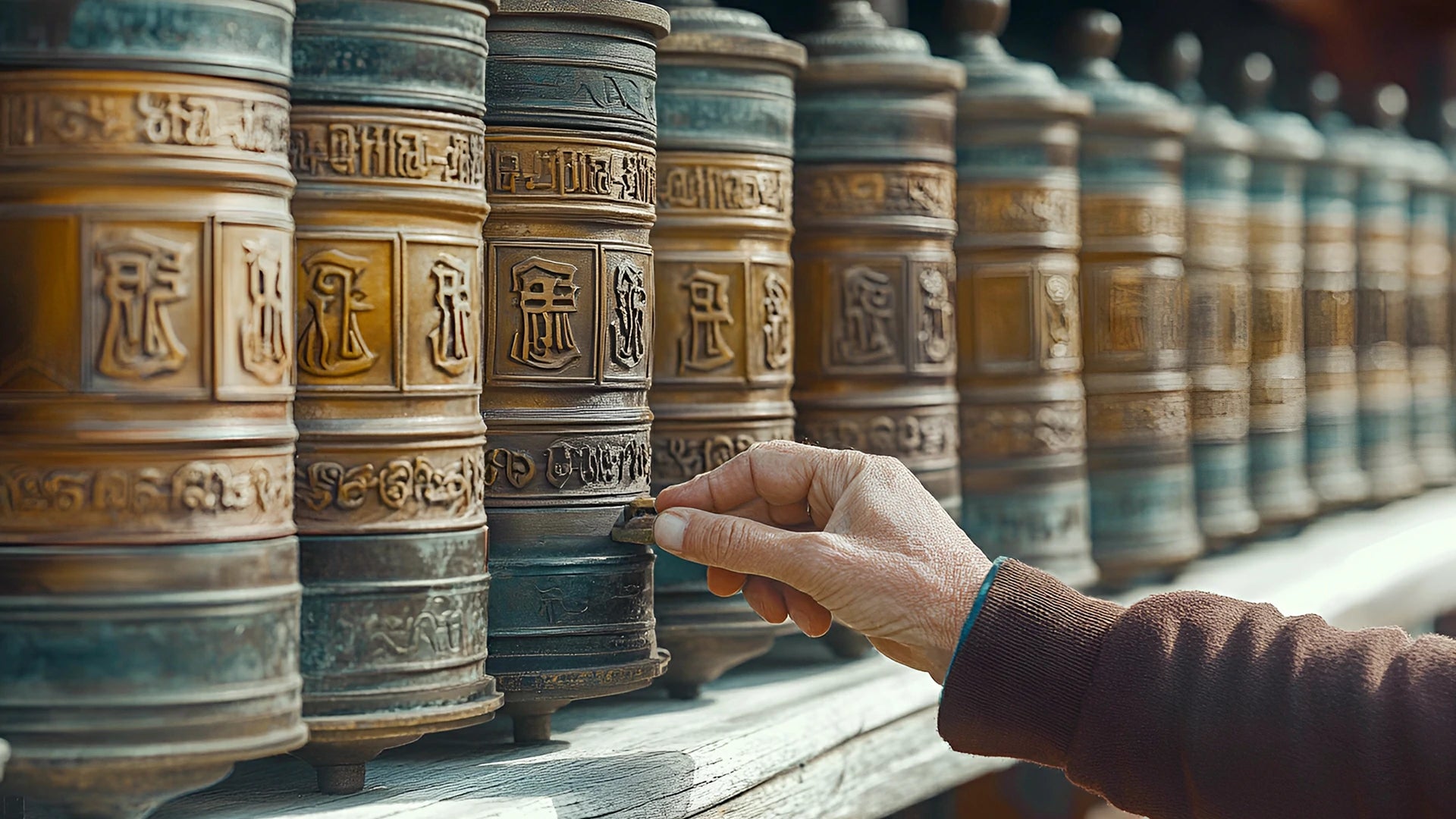 prayer wheels are used primarily by the buddhists of tibet and Nepal