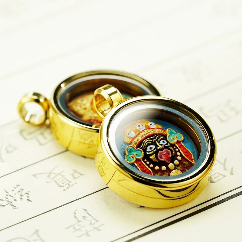 Thangka Paintings Exquisite Round Pendant