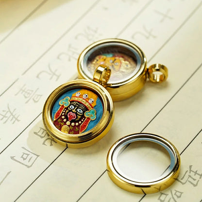 Thangka Paintings Exquisite Round Pendant