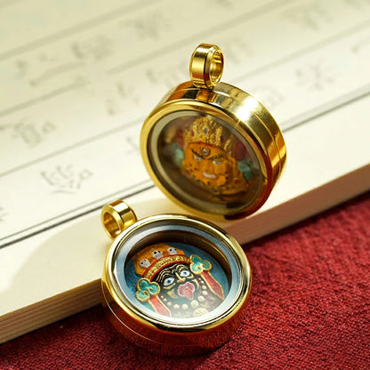 Thangka Paintings Exquisite Round Pendant