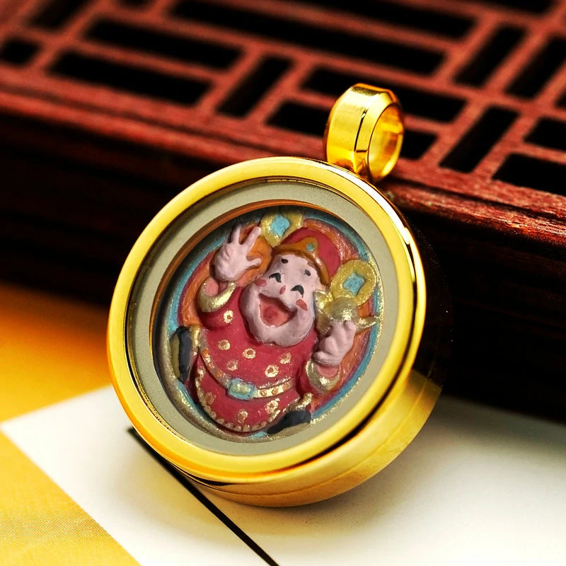 Thangka Paintings Exquisite Round Pendant