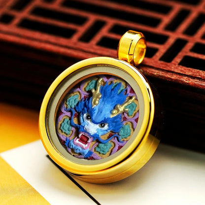 Thangka Paintings Exquisite Round Pendant