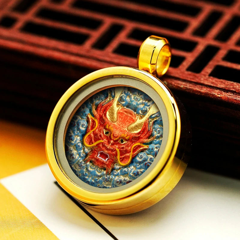 Thangka Paintings Exquisite Round Pendant