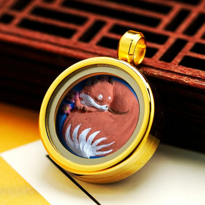 Thangka Paintings Exquisite Round Pendant