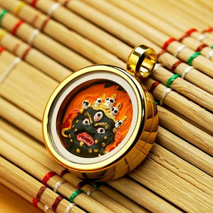 Thangka Paintings Exquisite Round Pendant
