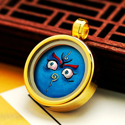 Thangka Paintings Exquisite Round Pendant