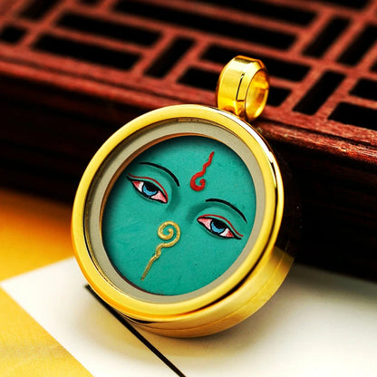 Thangka Paintings Exquisite Round Pendant