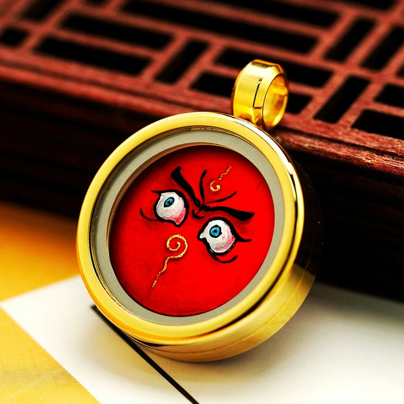 Thangka Paintings Exquisite Round Pendant