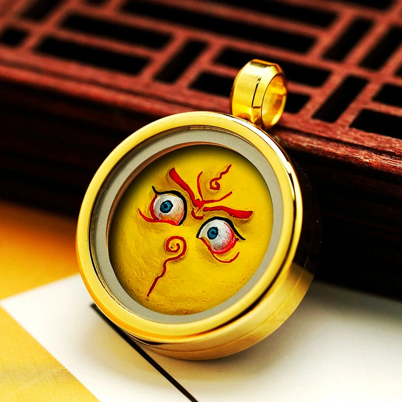 Thangka Paintings Exquisite Round Pendant