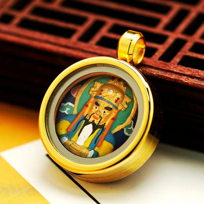 Thangka Paintings Exquisite Round Pendant