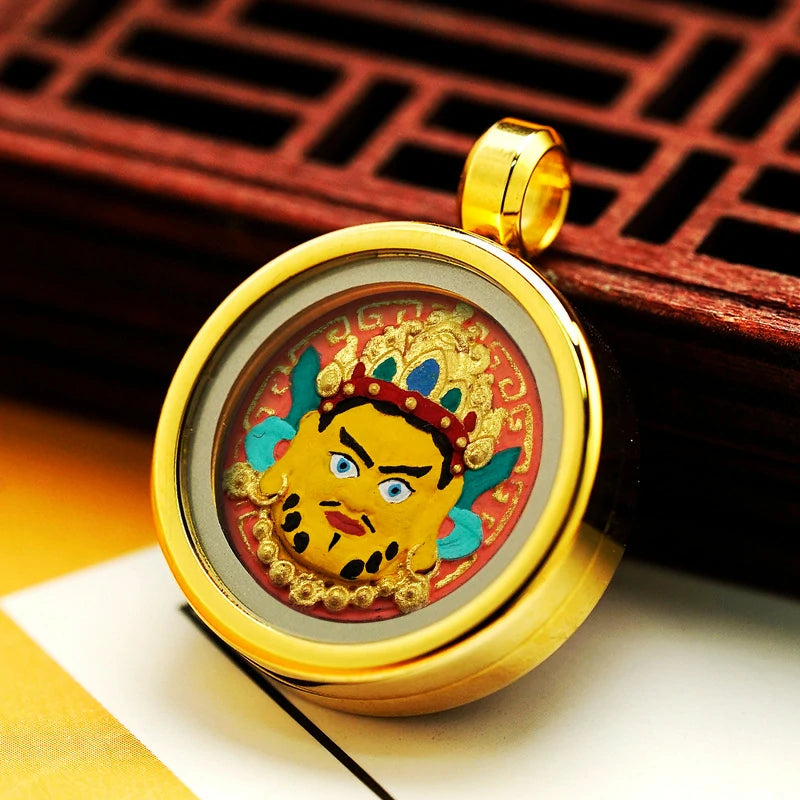 Thangka Paintings Exquisite Round Pendant