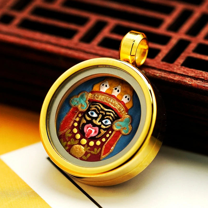 Thangka Paintings Exquisite Round Pendant