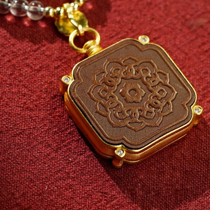 Thangka Paintings Exquisite Square Pendant