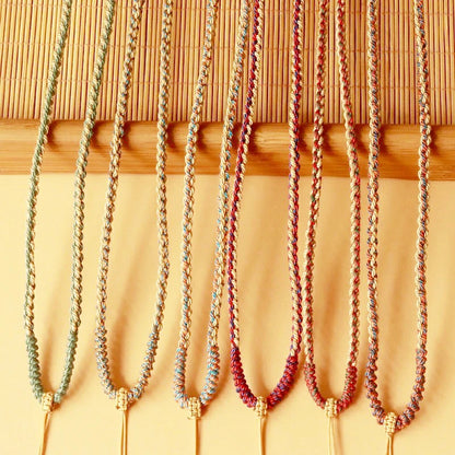 (Unfinished Goods) Tibetan DIY Hand-woven Necklace Rope-S59
