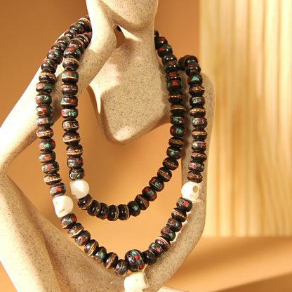 Tibetan Yak Bone Mala Beads