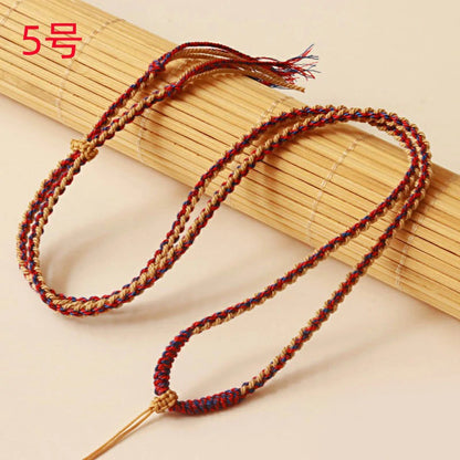 (Unfinished Goods) Tibetan DIY Hand-woven Necklace Rope-S59