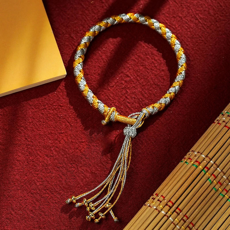 (Unfinished Goods) Tibetan DIY Hand-woven Bracelet