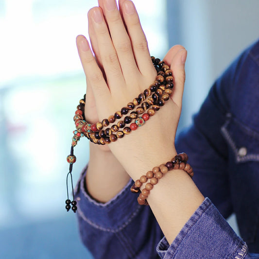 Yellow Tiger Eye Mala Beads