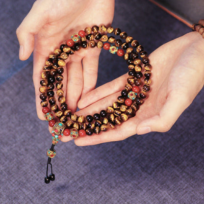 Yellow Tiger Eye Mala Beads