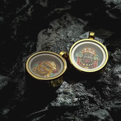 Thangka Paintings Exquisite Round Pendant
